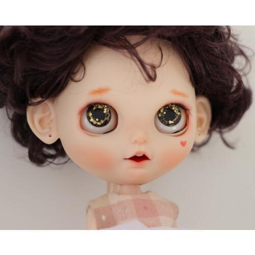 Customization doll DIY Nude blyth doll For Girls 20171227 black short