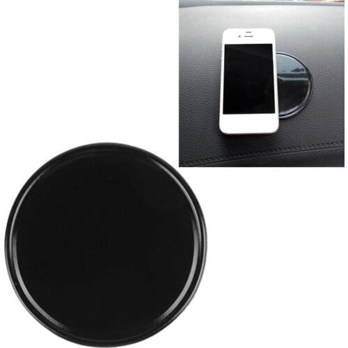 Non-Slip Anti Slide Pad Phone Holder Mat Car Dashboard Sticky Pad Round Spider Adhesive Mat for Cell Phone/Electronic Devices