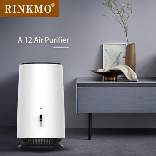 RINKMO Air Purifier A12 Automatic Mode 100m³/h CADR Air Purifiers For Home Intelligent HEPA Filters Air Cleaners With Reminders