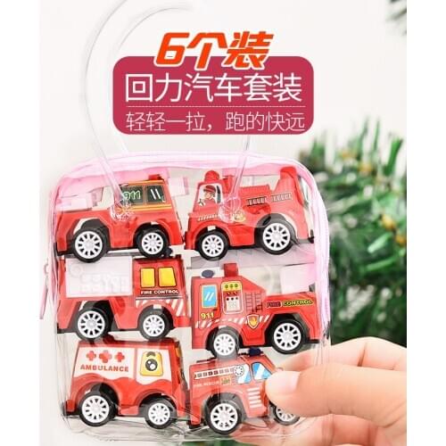 Birthday gift set childrens mini engineering car car model gift