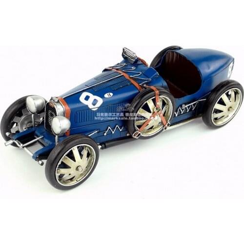 In 1924 the bugatti TYPE35 Vintage Retro classic car Tin Plate Bugatti 35 Car