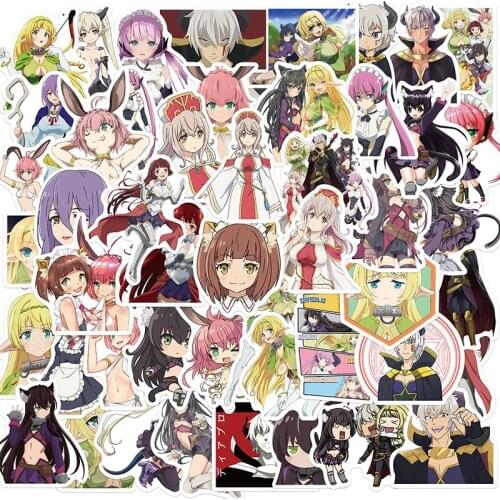 10/30/50Pcs HOW NOT TO SUMMON A DEMON LORD Graffiti Stickers Waterproof Motorcycle Bicycle Helmet Motor Kid Classic Toy Gifts