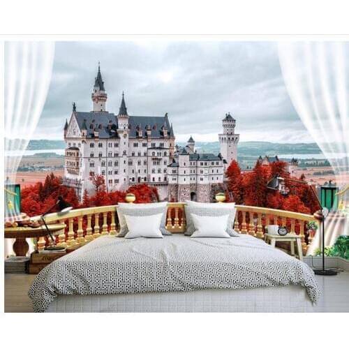 3d wall murals wallpaper European style 3D TV backdrop photo wall murals wallpaper Home Decoration