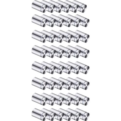 48Pcs 3/4 x 1 Inch Sign Holders Standoff Screws Wall Standoff Holders Screws Mount Hardware Advertising Glass Acrylic Standoff S