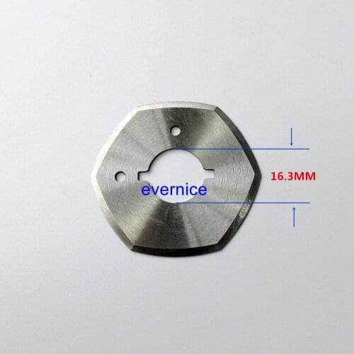 50mm Hexagon Blade Rs50 For Rotary Blade Electric Fabric Cloth Cutting Machine