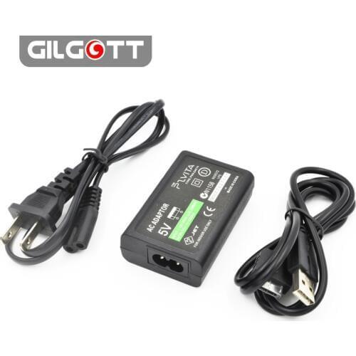 AC Power Adapter USB Data Cable Supply Convert Charger For Sony PS Vita PSV US Plug