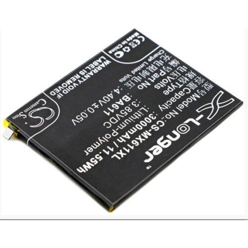 Cameron Sino 3000mAh battery for MEILAN 5 M5 for MEIZU M5 Dual SIM M611 Meilan M5 BA611 Mobile, SmartPhone Battery