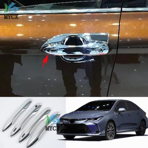 Fit For Toyota Corolla E210 2019 2020 arbon fibre car accessories Car front Small air outlet Decoration cover trim Car styling