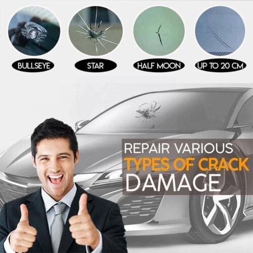 30ml Car Fillers Adhesives Sealant Car Windshield Repair Crack Scratch Auto Chips Glue Kit Repair Glass Curing Tool Restore L2L1