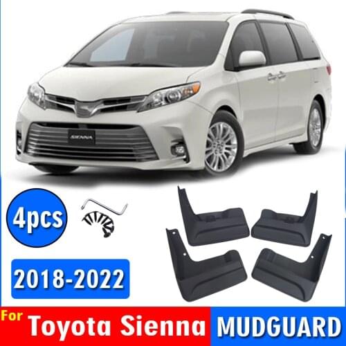For Toyota Sienna mudguards sienna mud flaps toyota fenders splash guards car accessories autos styling 2011-2020