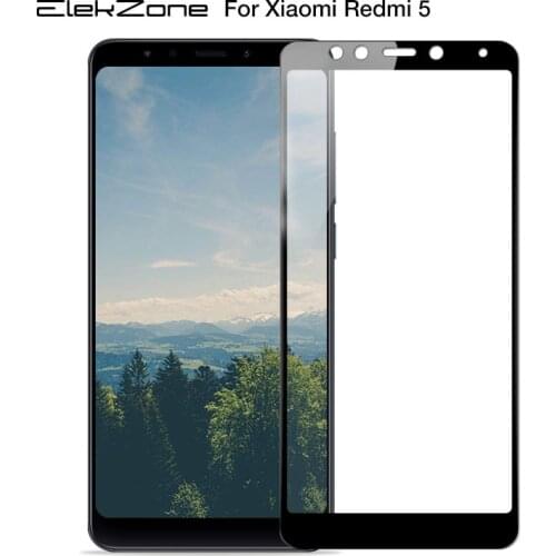 For Xiaomi Redmi 5 plus glass redmi5 screen protector full cover White and Black protect film For Xiaomi redmi 5 tempered glass