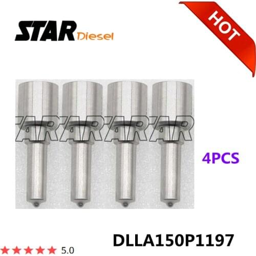 4 Pieces DLLA150P1197 Injector Nozzle 0433171755 For HYUNDAI KIA 33800-27900 Cummins 5263319 0445110290 0445110126 0445110729