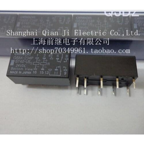 G6AK-234P-ST40-US 12VDC / 24VDC relays