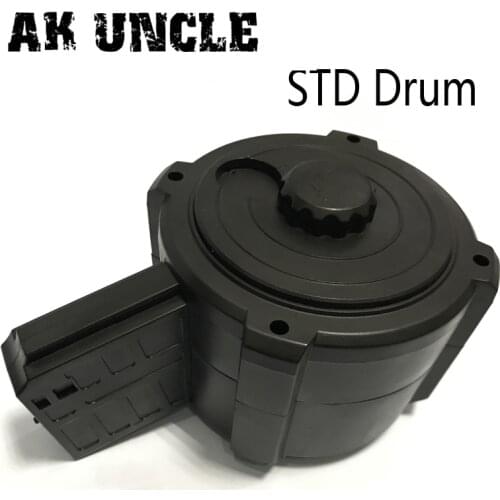AK Uncle gel ball gun JinMing 8 Gen 8 M4A1 STD M4 Drum Magazine gel ball toy gun accessory