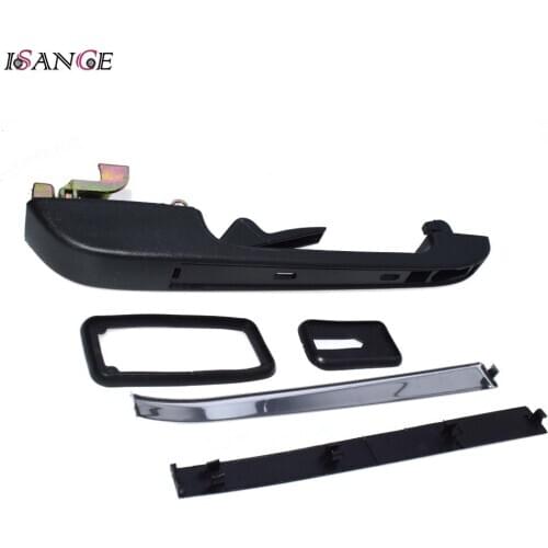 ISANCE Outside Door Handles 191837205A 191837206A Rear Left For VW Golf Jetta Quantum Rabbit Scirocco 1880-1992