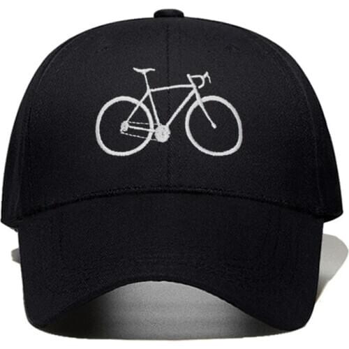 Daily Commuter Bike Embroidered Baseball Cap Women Cotton Dad Hat Summer Adjustable Embroidery Snapback Cap Men Dropshipping