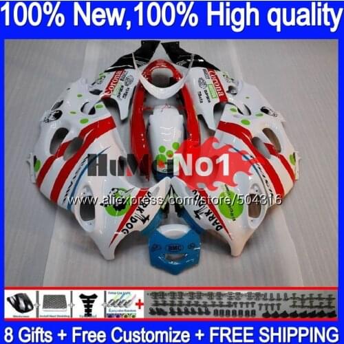 Body For SUZUKI KATANA GSX750F GSXF750 2003 2004 05 06 07 Red White 13MC.53 GSXF 750 600 GSXF600 03 04 2005 2006 2007 Fairing