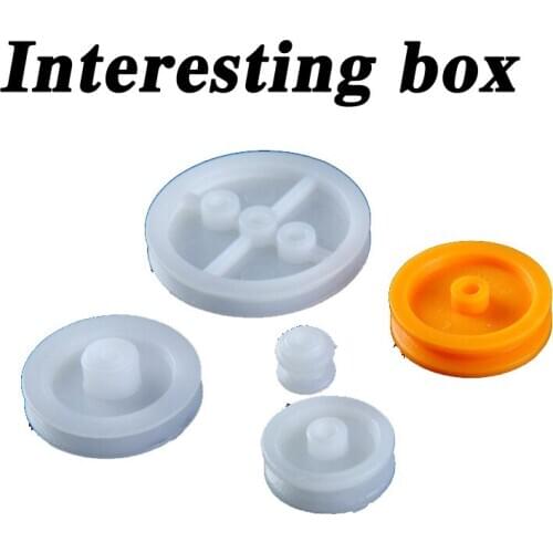 Crab Kingdom DIY model assembled plastic belt pulley single slot motor motor synchronous drive belt fixed pulley