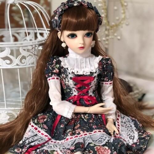 1/3 BJD Doll With Clothes Movable Joint Body Doll Support Change Eyes DIY Doll Girls Classic Toys Best Valentines Day Gift