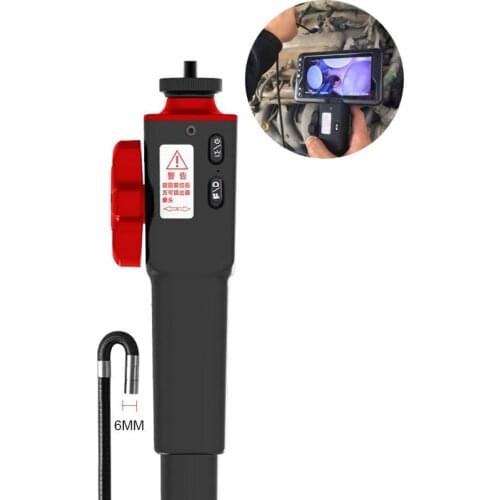 T3ED Multi Functional Industrial Endoscope Automotive Inspection Snake Inspection 6 LED Lights 1 Million Pixels Cellphone