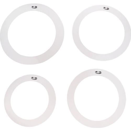 A Set Of Drum Mufflers Tone Control Rings 10'' 12'' 14'' 16'' Musical Percussion Instrument Parts