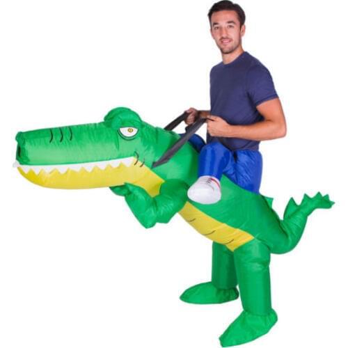 Inflatable Crocodile Costume Fancy Dress Adult Costume Fat Suit Hen Stag Night Outfit