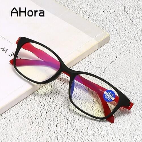 Ahora Anti Blue Ray Reading Glasses Computer Presbyopia Eyeglasses Men Women Antifatigue Eyewear 0 +1.5 +2.0 +2.5 +3.0 +3.5 +4.0