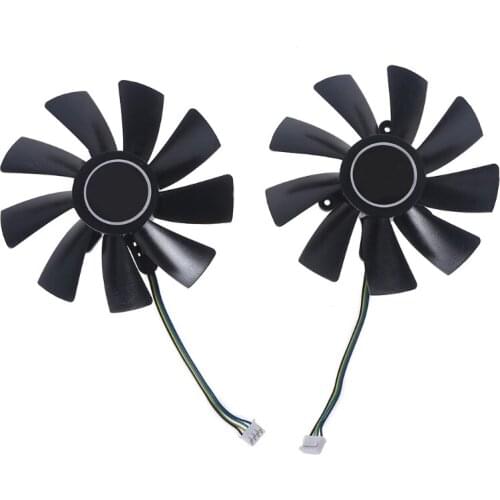 Cooler Fan 100mm DC 12V Dual Radiator GA91S2H 4Pin 12V 0.35A Replacement for Powerland RX590 8G Ares Radiator