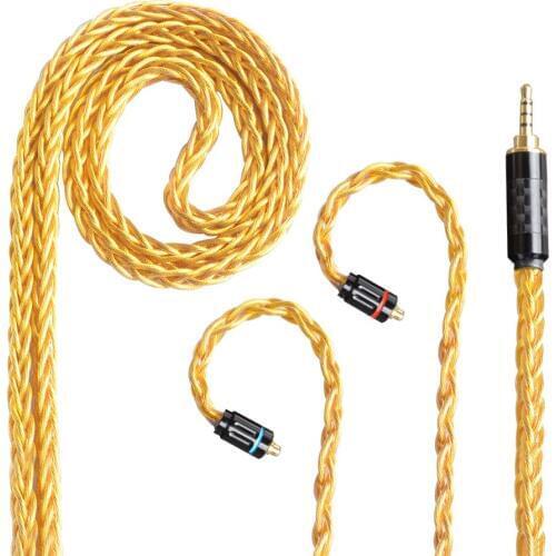 OKCSC MMCX Dechcable Headphone Cables 2.5mm Balance Plug 3.5mm/4.4mm Jack 8 Cores 49 Wires Upgrade Cables OCC for SONY WM1Z/WM1A