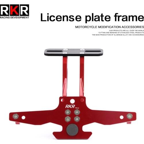 Suitable for Benelli Leoncino250 CNC Motorcycle Adjustable Angle Aluminum License Number Plate Frame Holder Bracket