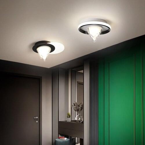 Stylish Design Ceiling Light Round LED Home Indoor Lamp For Living Dining Room Bedroom Corridor Aisle Fixture Hallway Decoration