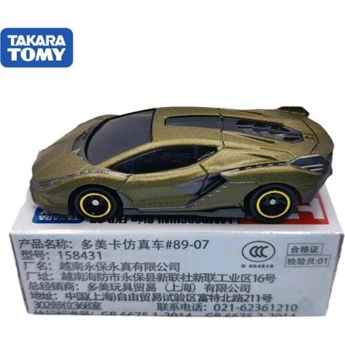 Takara Tomy Tomica 1:66 Lamborghini Sian FKP 37 Super Sport Alloy Diorama Car Model Collection Miniature Carros NO89 Toys