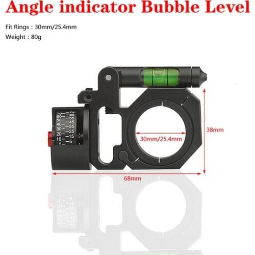 Tactical Riflescope Mounts Angle indicator Bubble Level Fit 25.4mm/30mm Rings Hunting Accessories For Airsoft Sights