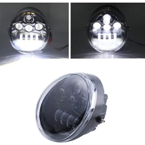 DOT E9 Motorcycle LED Headlight For Harley Vrod V Rod V-ROD VRSC VRSCDX VRSCA 02-17 Harley V Rod Headlight Oval Harley Headlamp