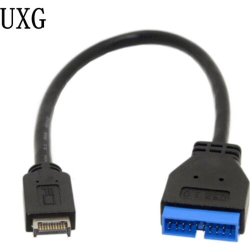 USB 3.1 Front Panel Header to USB 3.0 20Pin Header Extension Cable 20cm for ASUS Motherboard