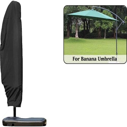 Waterproof Outdoor Parasol Cantilever Rain Cover Garden Patio Windproof Sunshade Protection Umbrella