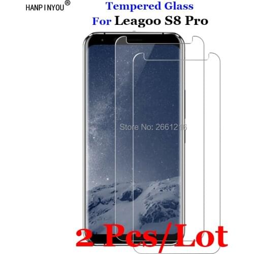 2 Pcs/Lot For Leagoo S8pro Tempered Glass 9H 2.5D Premium Screen Protector Film For Leagoo S8 Pro 5.99"