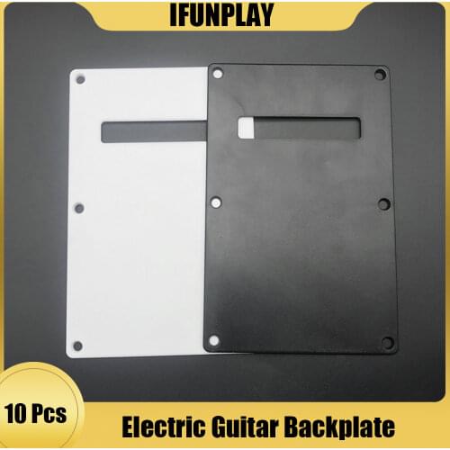 10pcs 6 Holes Electric Guitar Back Plate Tremolo Cover For FD ST Style Electric Guitar Pickguard Free Shipping