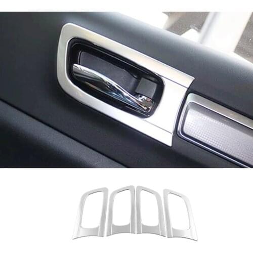 For Renault Koleos 2017 2018 Accessories Stainless steel Car inner door handle Bowl frame Cover Trim Car Styling 4pcs