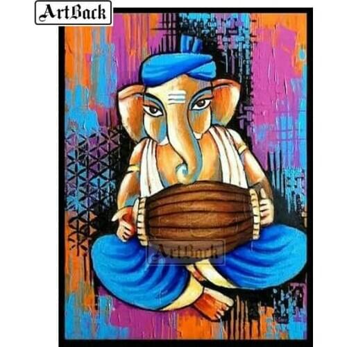 5d diamond painting thai elephant god full square 3D diamond embroidery indian elephant god diamond mosaic religious artwork