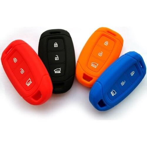 Car Smart Flip Key Cover Case For Hyundai Solaris Elantra I30 I35 I40 Tucson Kona Encino Azera Grandeur Accent Palisade Santa Fe