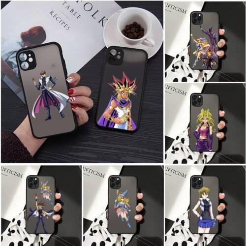 Duel Monsters Yugi Muto ATEM Phone Cases Matte Transparent for iPhone 7 8 11 12 s mini pro X XS XR MAX Plus cover funda shell