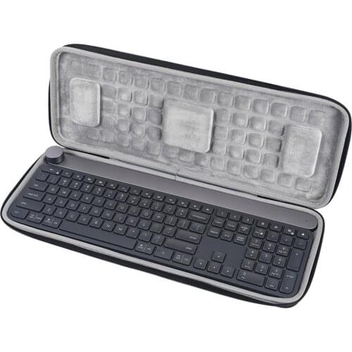 Storage Case Travel Portable Keyboard Protective Bag for Logitech Craft Advanced Keyboard
