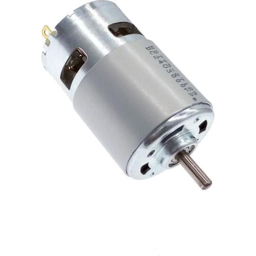 DC 12V Motor 775 24V double Ball Bearing 3000rpm4500rpm6000rpm8500rpm10000rpm RS775 Large Torque Low Noise