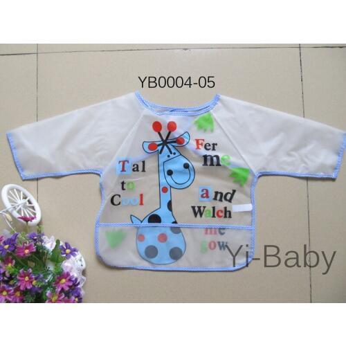 YB0004-05 Baby bib Infant saliva towels Baby Waterproof bib Painting clothes 12Pieces/Set Free Shipping