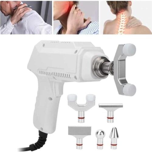 6 Levels Electric Chiropractic Adjusting Tool Spine Massager Complete Muscle Relax Pain Relief Adjusting Corrector Massage Gun