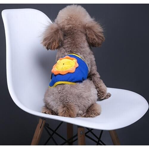 Dog Physiological Pants Washable Sanitary Diaper Pets Dog Cartoon Reusable Anti-harassment Leak-proof Wrap Diapers Safety Pants