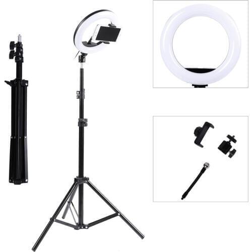 Photo LED Selfie Stick Ring Fill Light 8inch Dimmable Camera Phone Ring Lamp With Stand Tripod For Makeup Video Live Studio