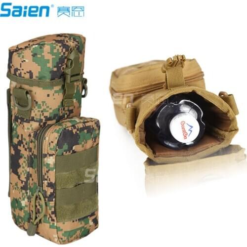 City Jogging Bags COMMANDO Pouch 10"x4" Tactical Molle kettle Pouch 1000D Nylon Holder Bag Case