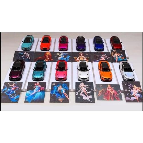 Muses Secret 1:64 BMW M850i Twelve Constellations Resin Simulation Model Car